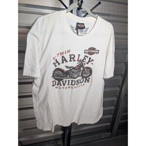 Harley Davidson V-Twin Biker T-Shirt Size XL Fort Worth Texas